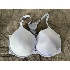 New Women's Smart & Sexy Underwired Padded Lined T-Shirt Bra Blue 38DD